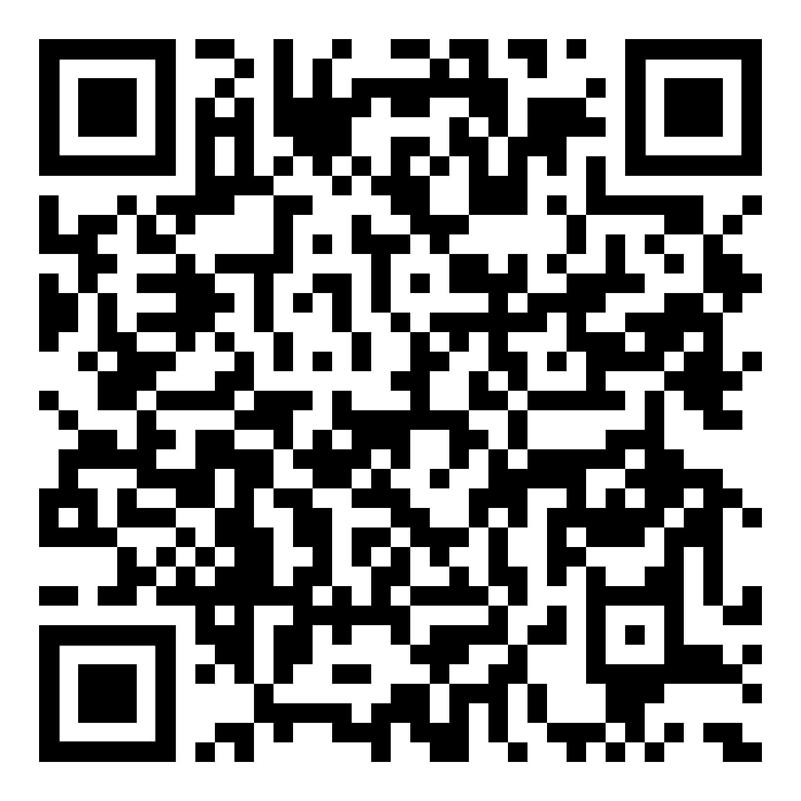 QR code linking to downloadable CV